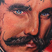 Tattoos - Bill the Butcher Daniel Day Lewis Color Gangs of New York Portrait Tattoo - 50045